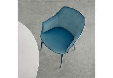 Chaise Kedua (pieds métalliques) Mobliberica - 4